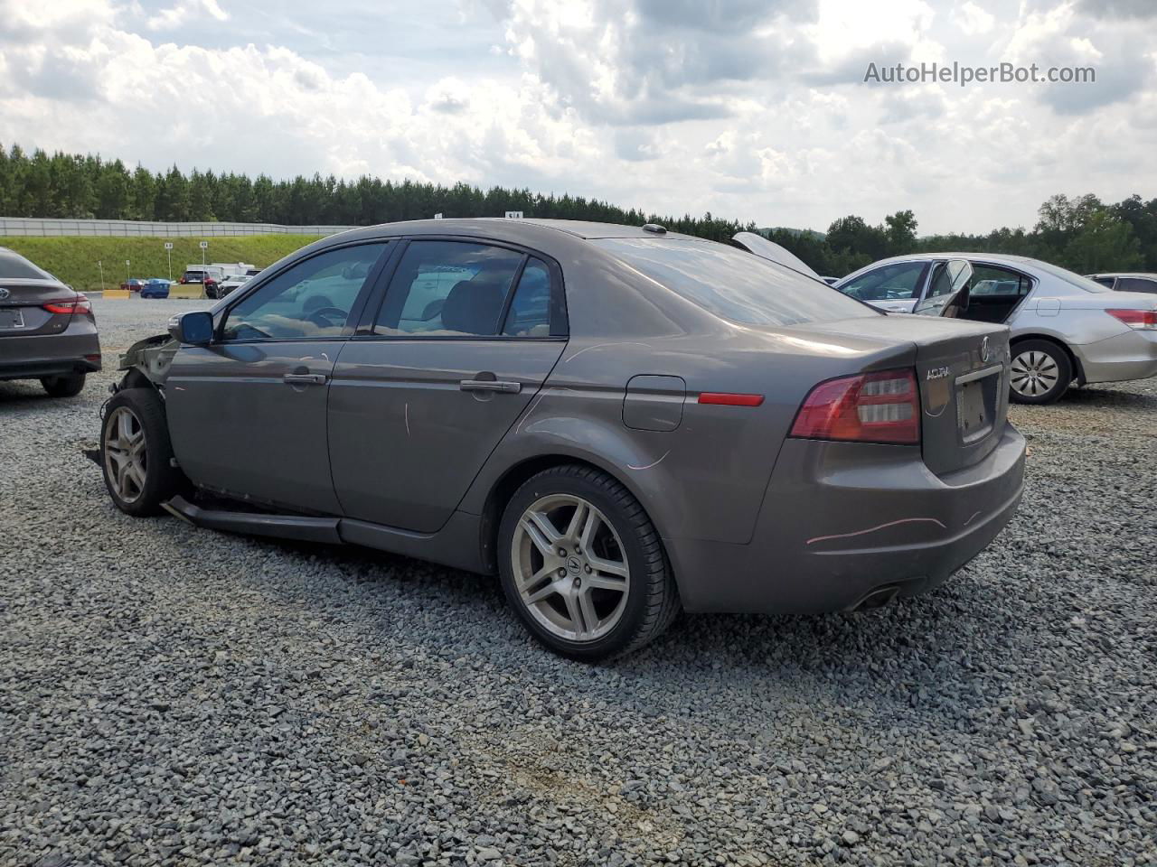 2008 Acura Tl  Gray vin: 19UUA66278A044224