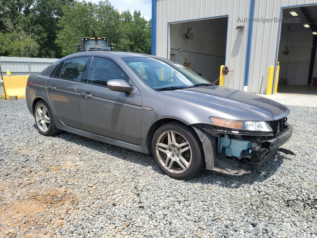 2008 Acura Tl  Gray vin: 19UUA66278A044224