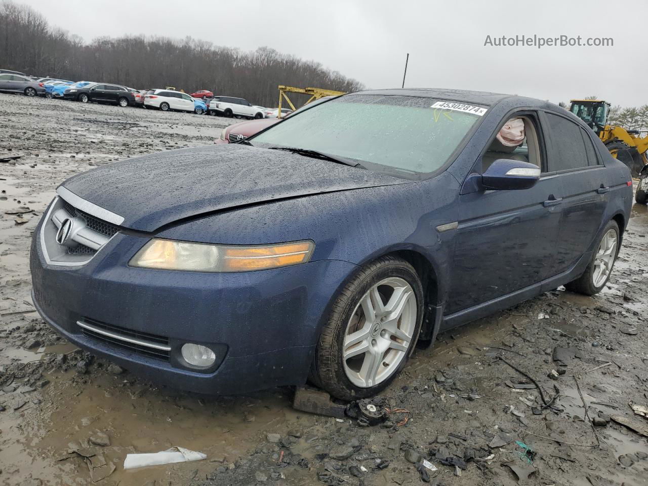 2008 Acura Tl  Blue vin: 19UUA66278A045633