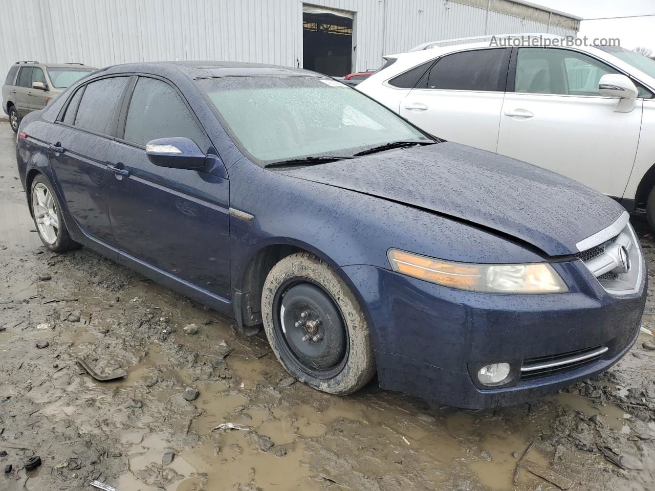 2008 Acura Tl  Blue vin: 19UUA66278A045633