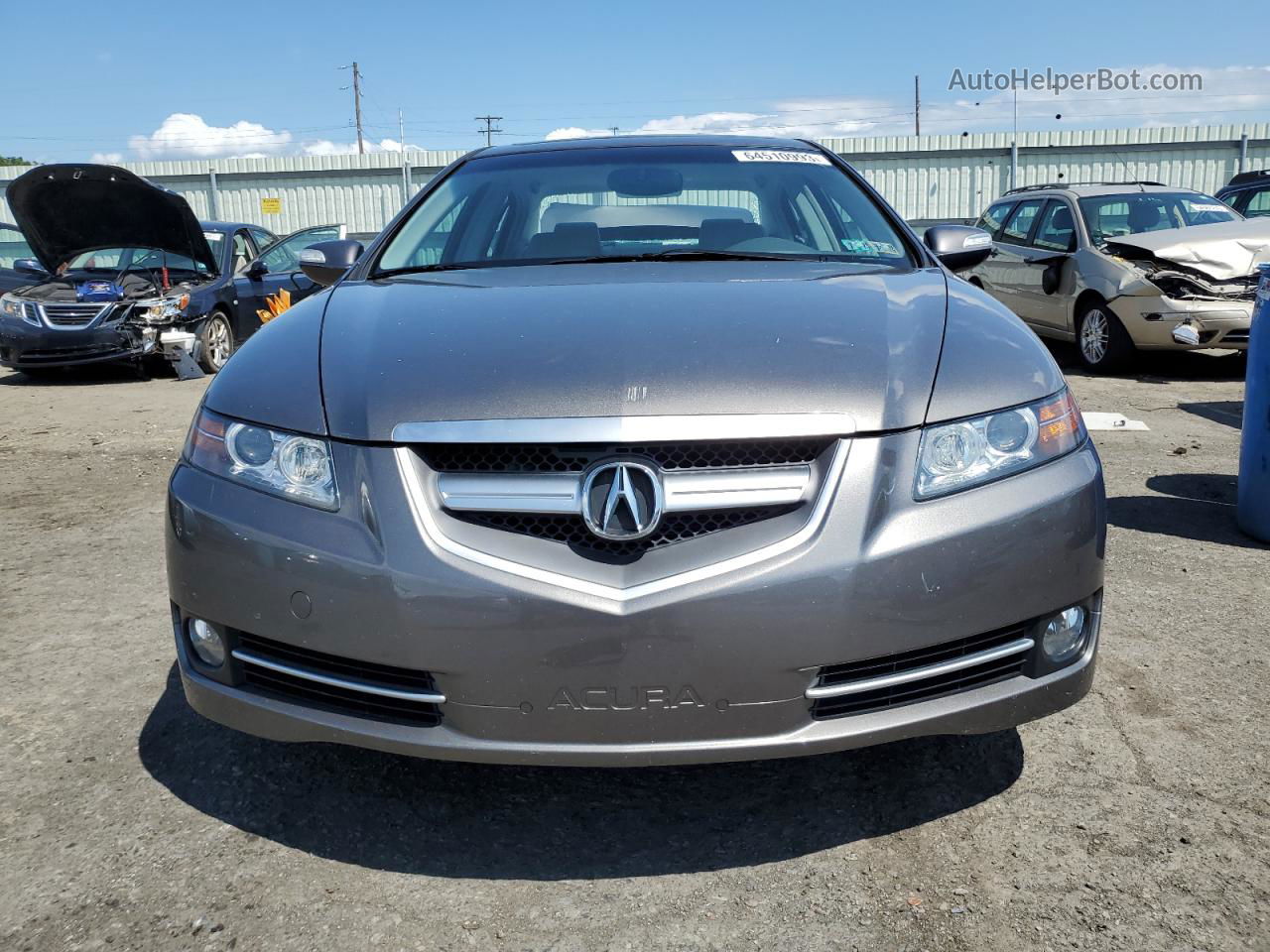 2008 Acura Tl  Gray vin: 19UUA66278A046832