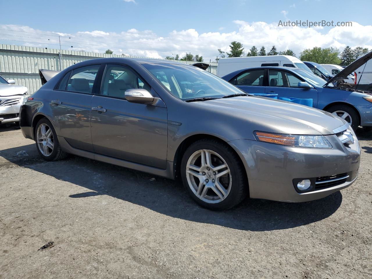 2008 Acura Tl  Gray vin: 19UUA66278A046832