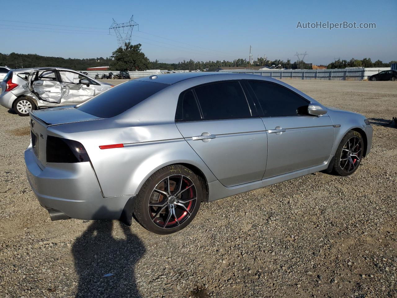 2008 Acura Tl  Silver vin: 19UUA66278A049164