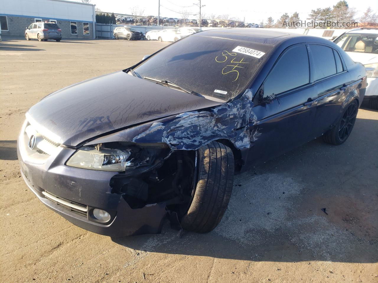 2008 Acura Tl  Blue vin: 19UUA66278A050704