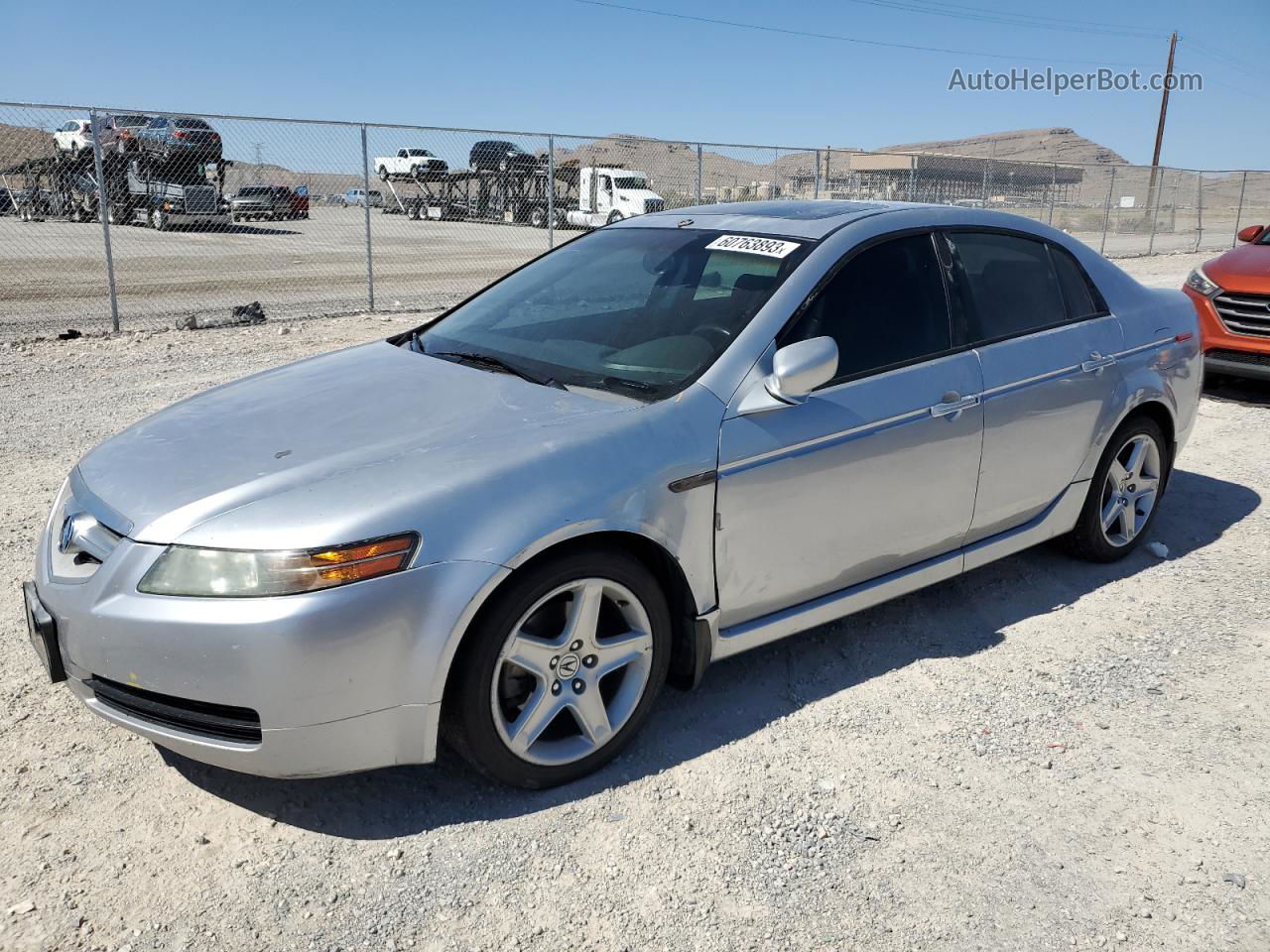 2005 Acura Tl  Silver vin: 19UUA66285A010059