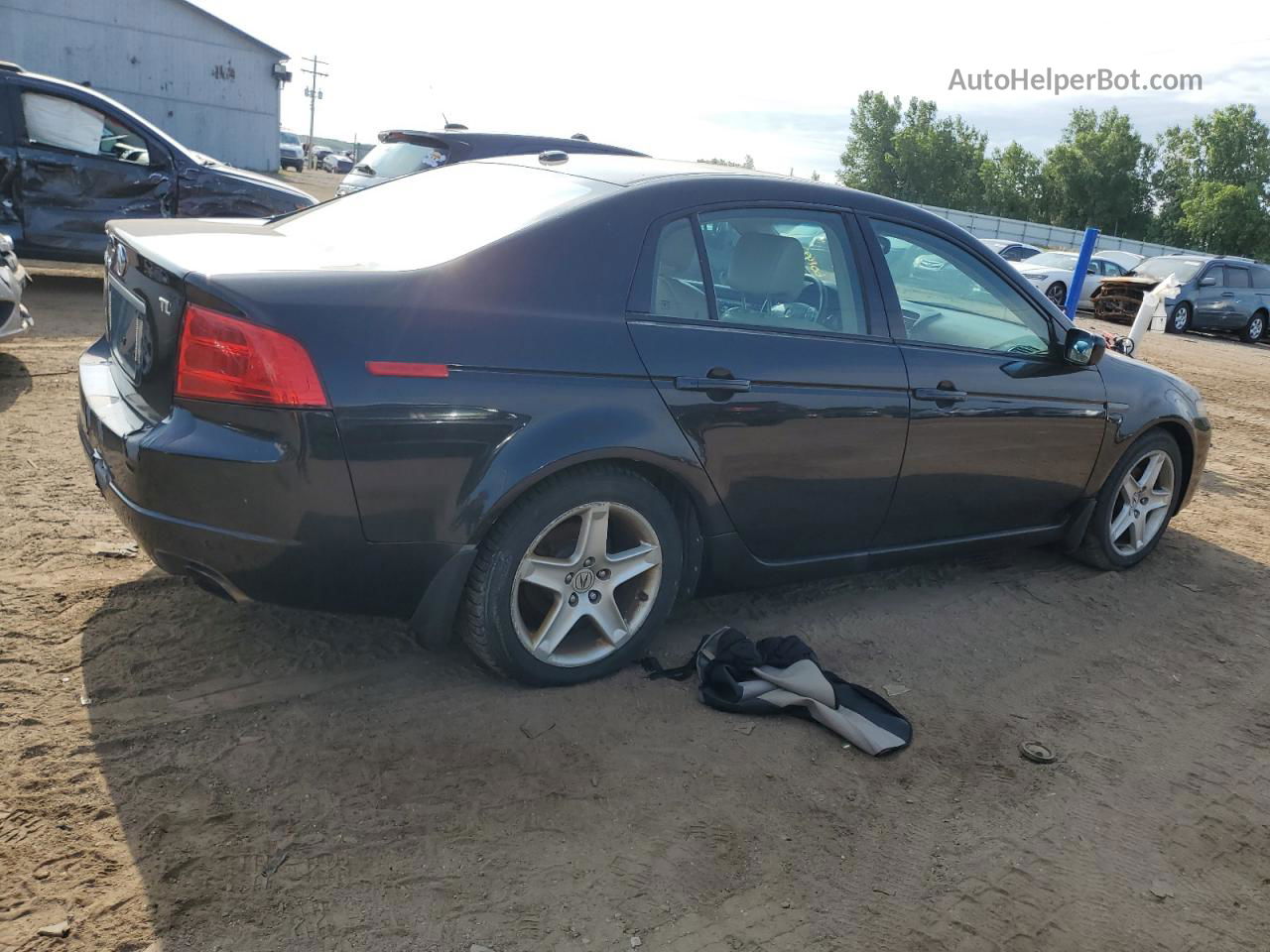 2005 Acura Tl  Черный vin: 19UUA66285A012488