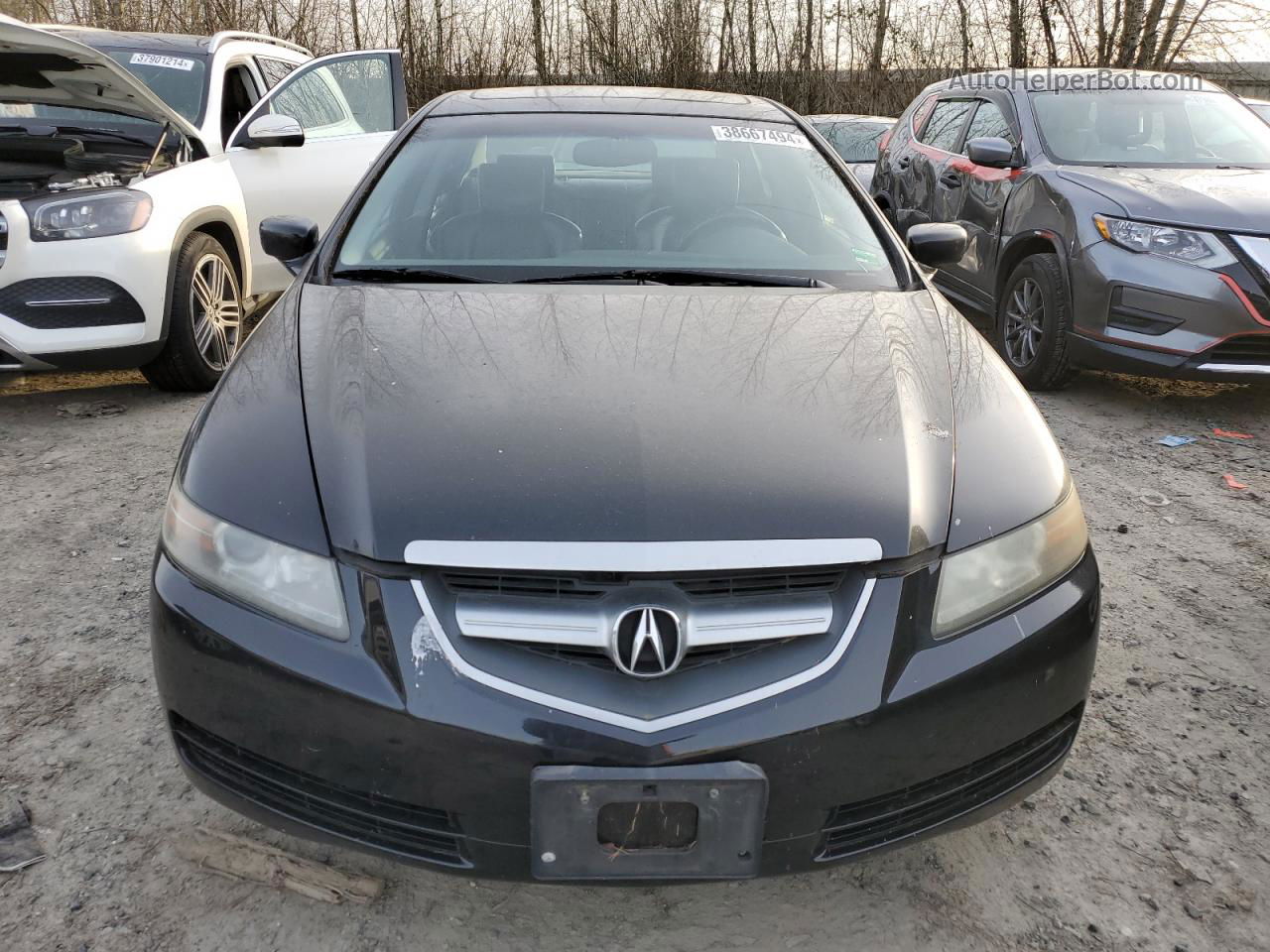 2005 Acura Tl  Black vin: 19UUA66285A013009