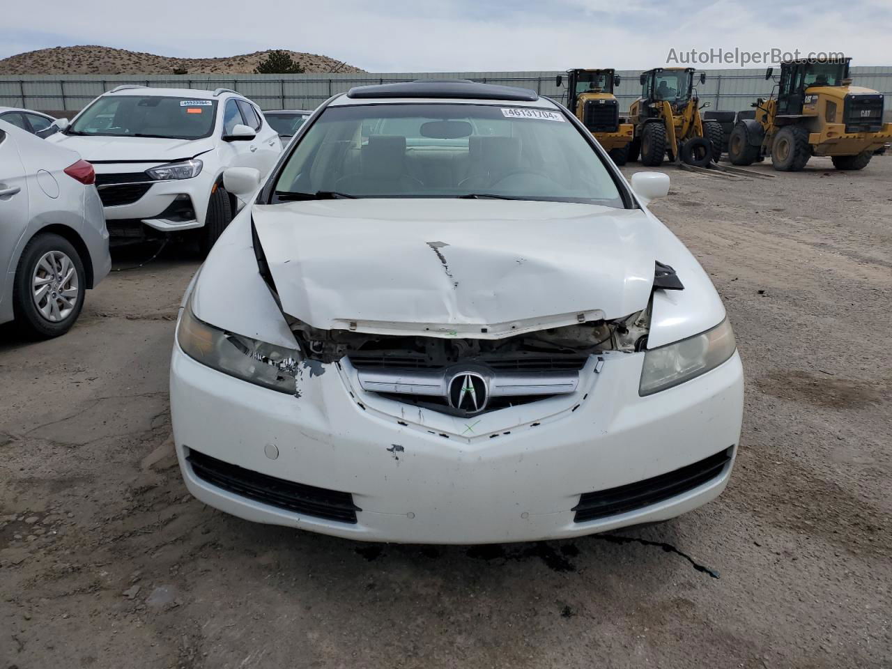 2005 Acura Tl  Белый vin: 19UUA66285A014533