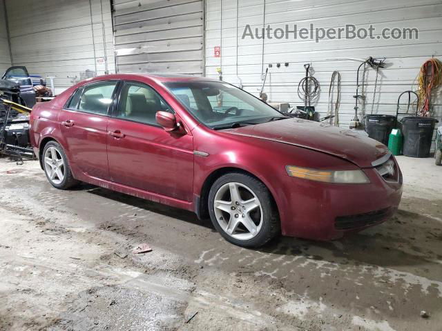 2005 Acura Tl  Burgundy vin: 19UUA66285A044471