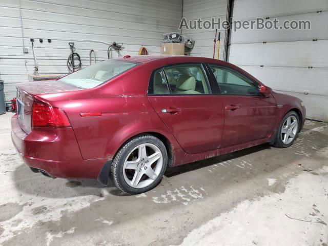 2005 Acura Tl  Burgundy vin: 19UUA66285A044471