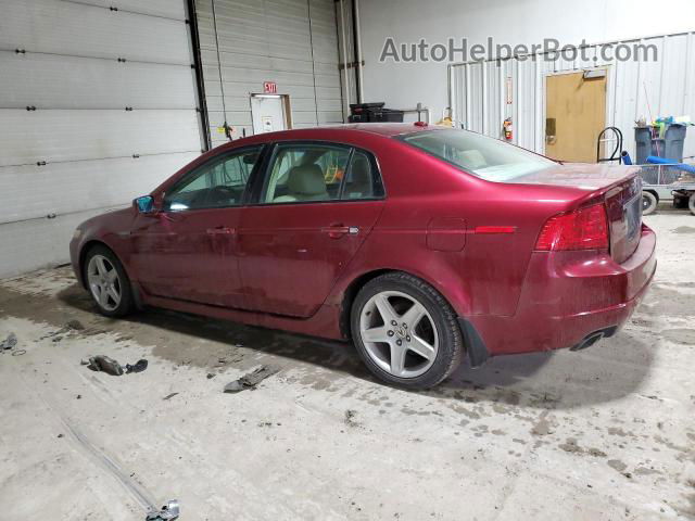 2005 Acura Tl  Burgundy vin: 19UUA66285A044471