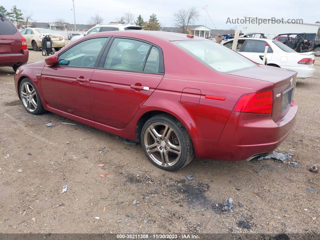 2005 Acura Tl   Red vin: 19UUA66285A058872