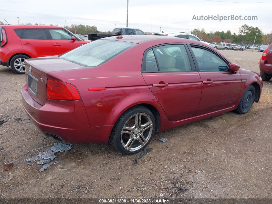 2005 Acura Tl   Red vin: 19UUA66285A058872