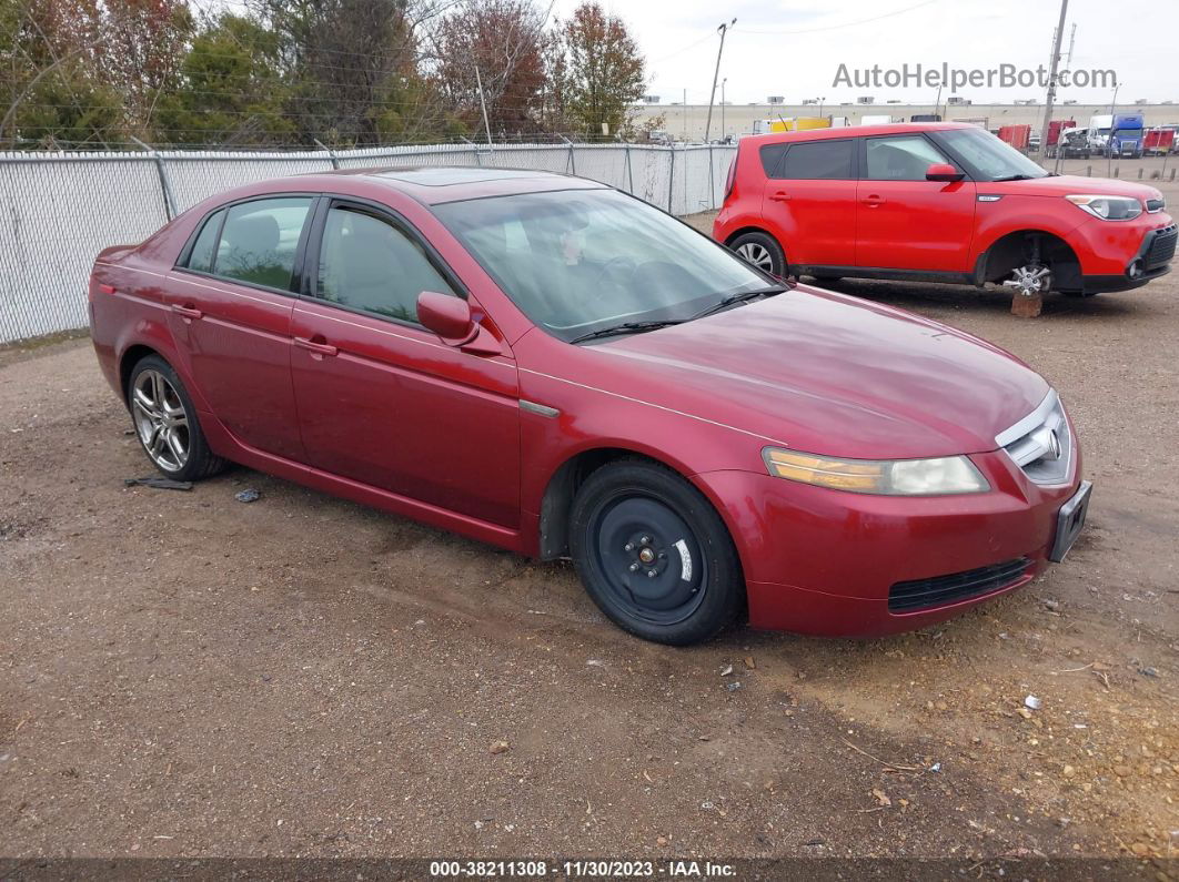 2005 Acura Tl   Red vin: 19UUA66285A058872