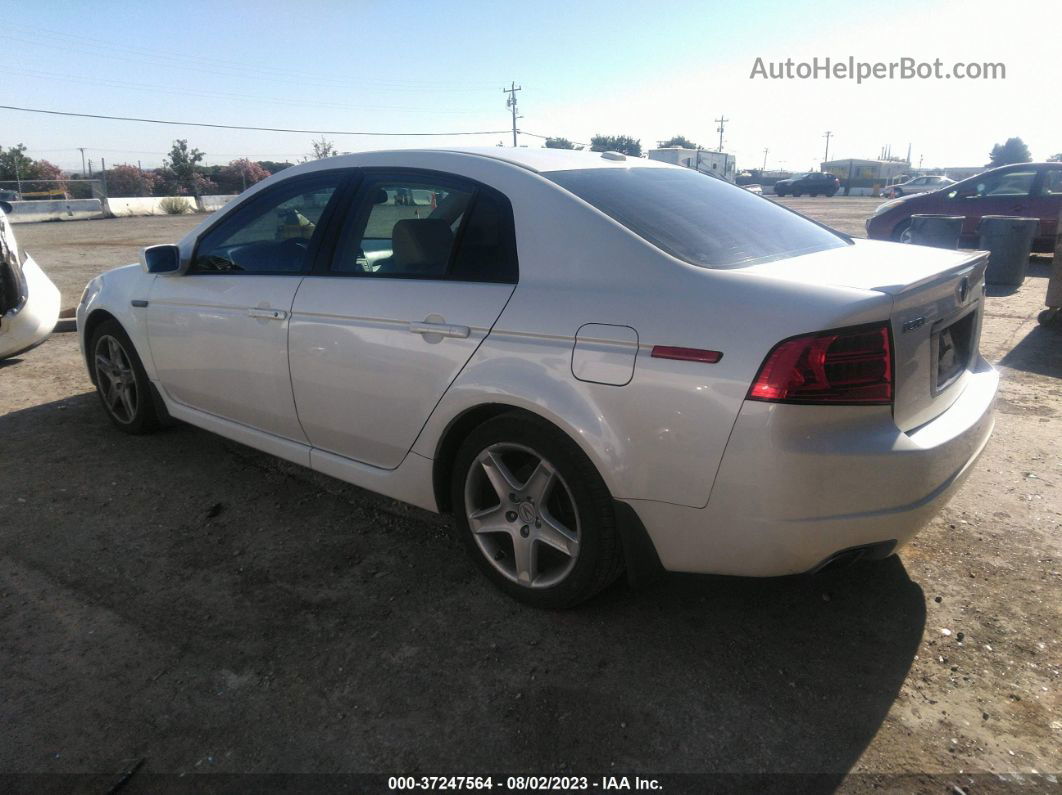 2005 Acura Tl   White vin: 19UUA66285A076773