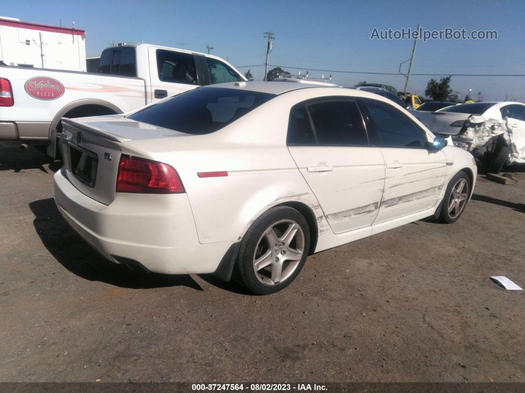 2005 Acura Tl   White vin: 19UUA66285A076773