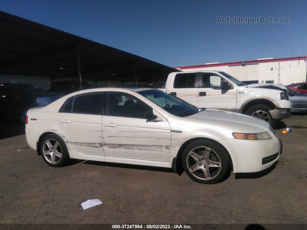 2005 Acura Tl   White vin: 19UUA66285A076773