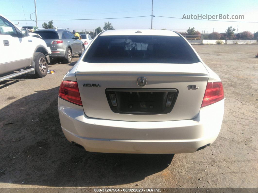 2005 Acura Tl   White vin: 19UUA66285A076773