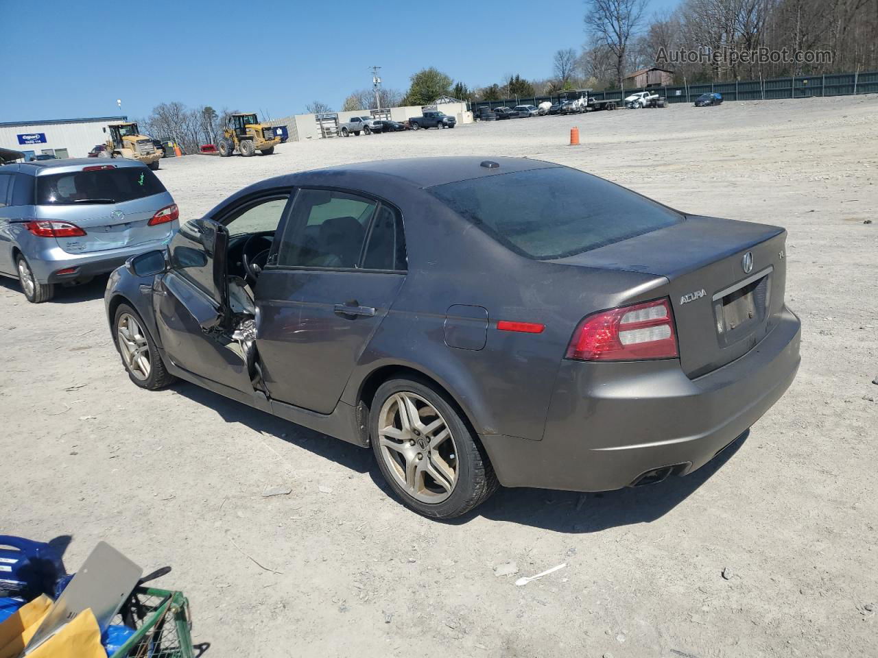 2008 Acura Tl  Gray vin: 19UUA66288A005920