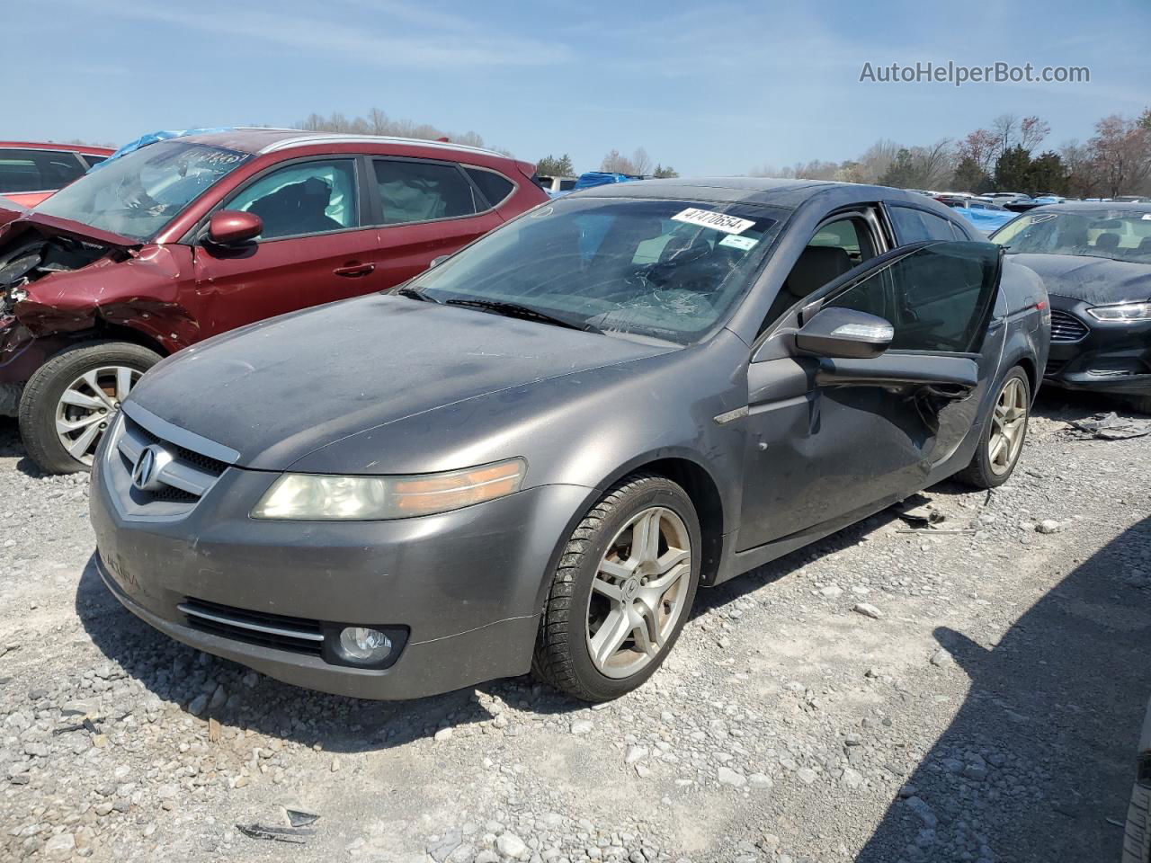 2008 Acura Tl  Gray vin: 19UUA66288A005920