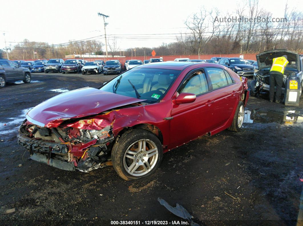 2008 Acura Tl 3.2 Красный vin: 19UUA66288A010650