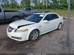 2008 Acura Tl 3.2 White vin: 19UUA66288A018327