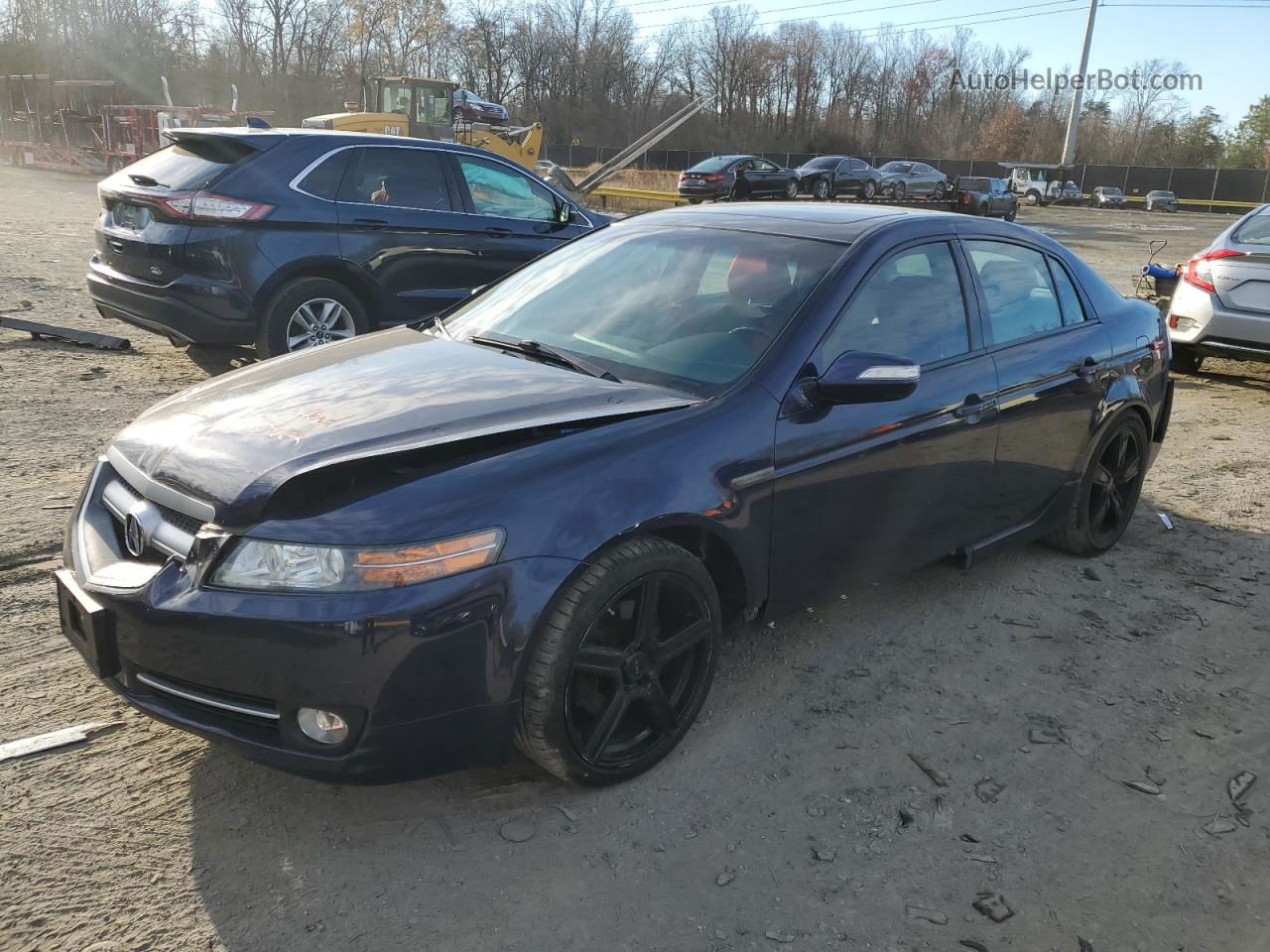 2008 Acura Tl  Синий vin: 19UUA66288A034415