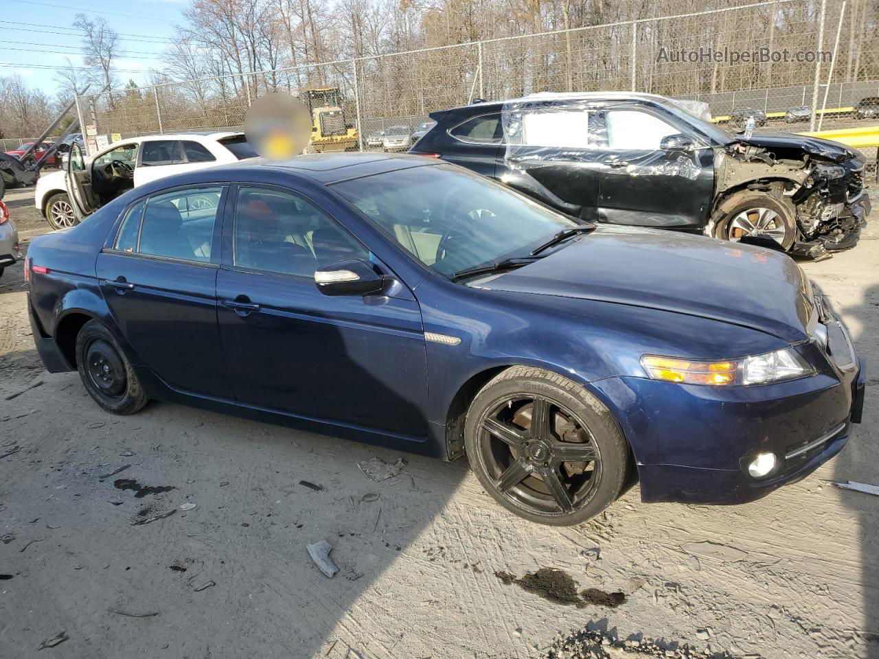 2008 Acura Tl  Blue vin: 19UUA66288A034415