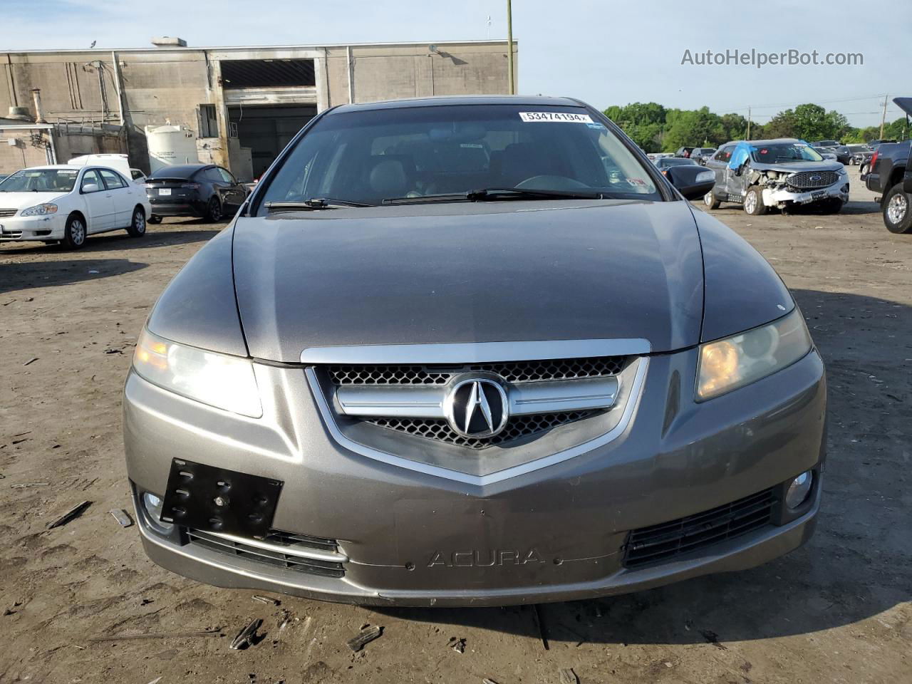 2008 Acura Tl  Gray vin: 19UUA66288A041493