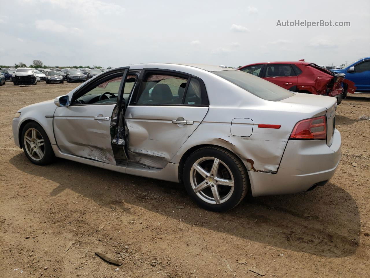 2008 Acura Tl  Silver vin: 19UUA66288A047598