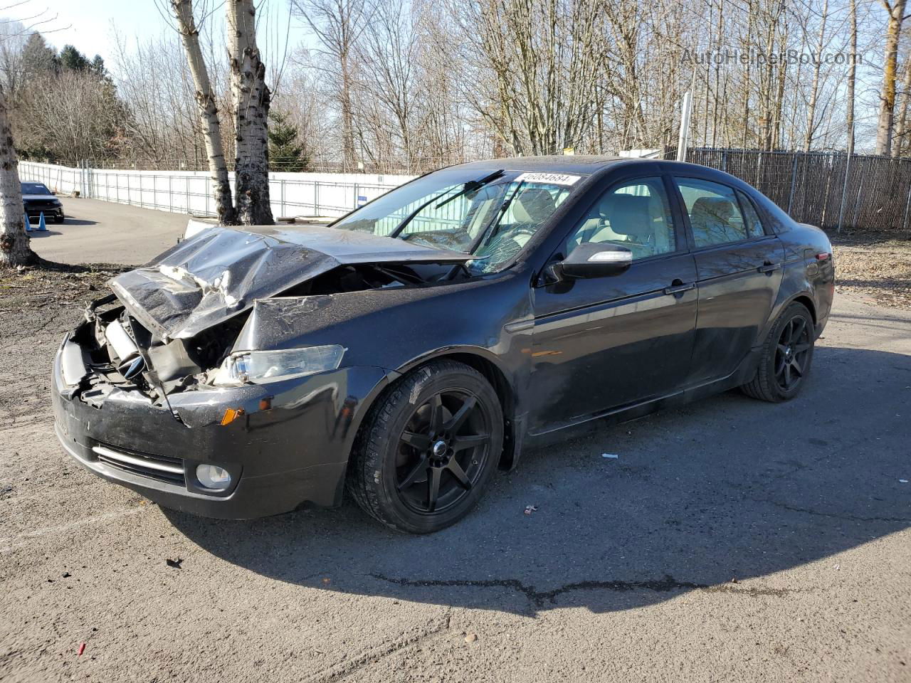 2008 Acura Tl  Black vin: 19UUA66288A051800