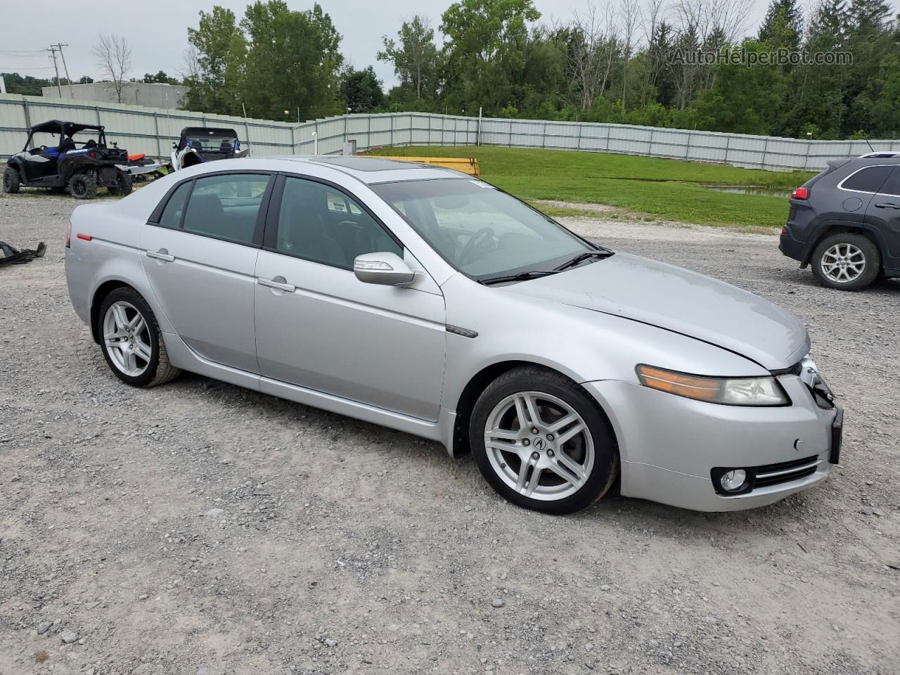 2008 Acura Tl  Silver vin: 19UUA66288A056267