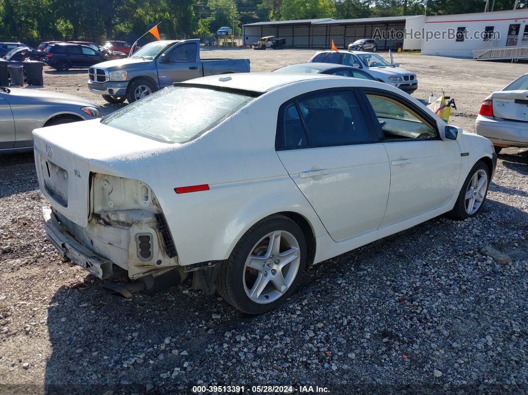 2005 Acura Tl   White vin: 19UUA66295A006246