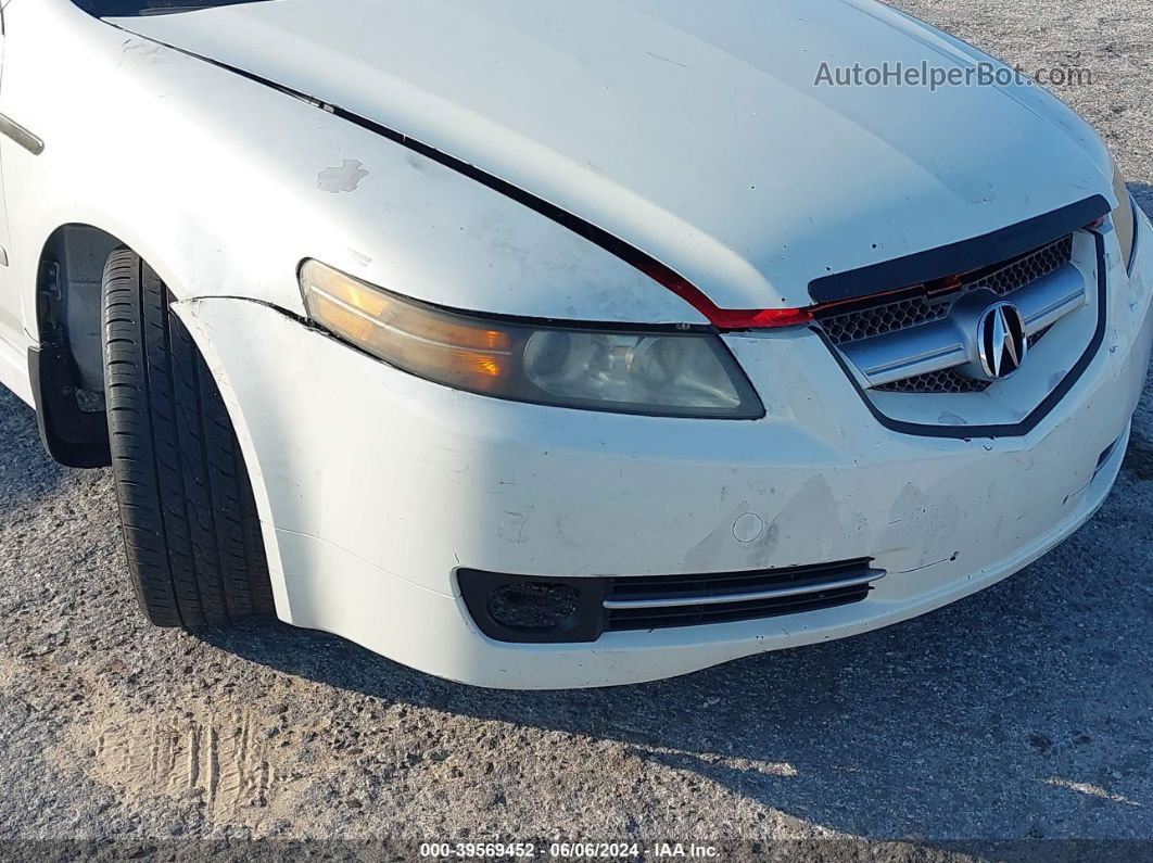 2005 Acura Tl   White vin: 19UUA66295A008966