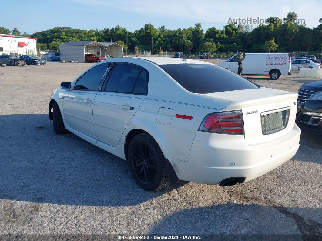 2005 Acura Tl   White vin: 19UUA66295A008966