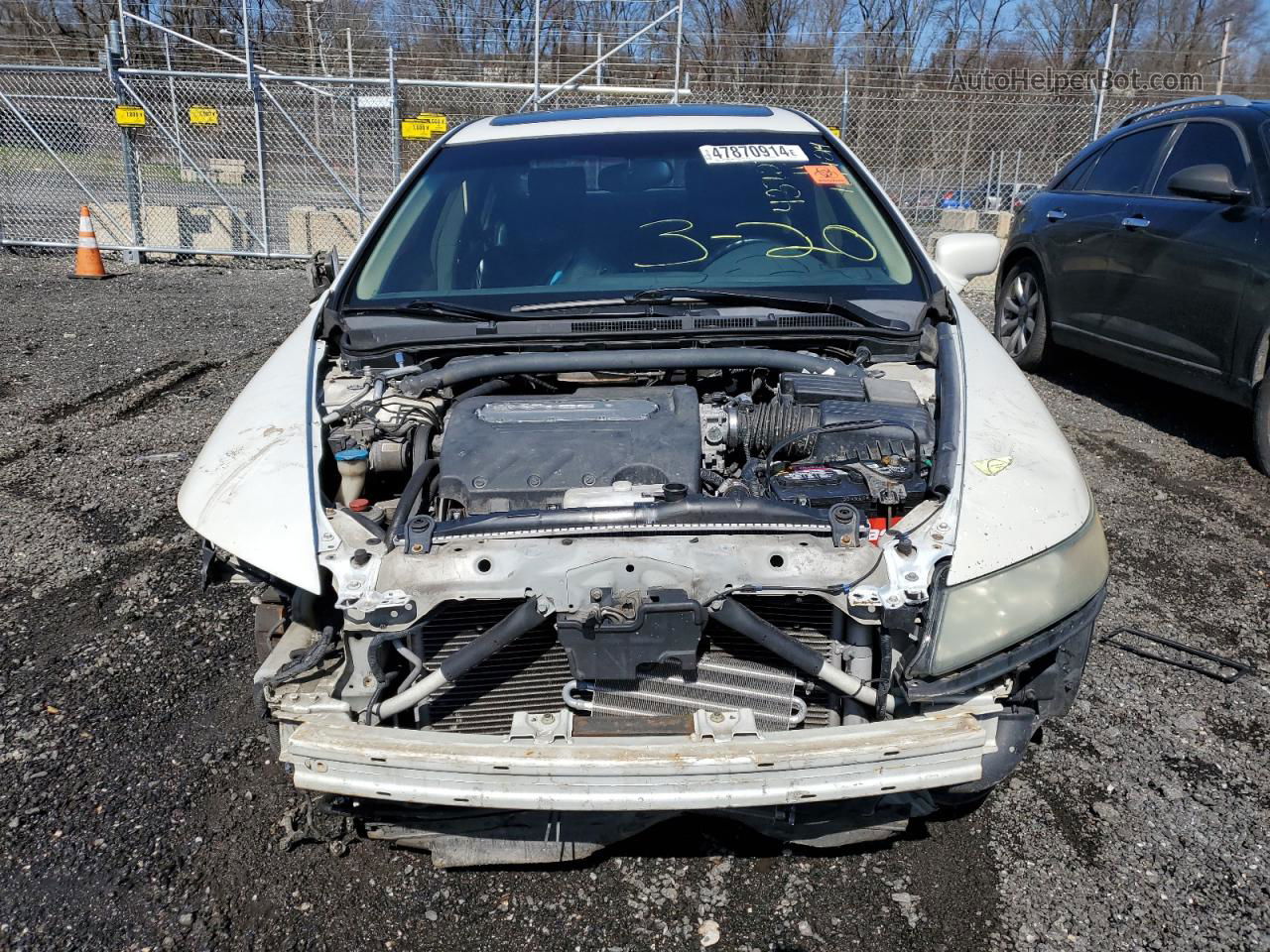 2005 Acura Tl  White vin: 19UUA66295A024794