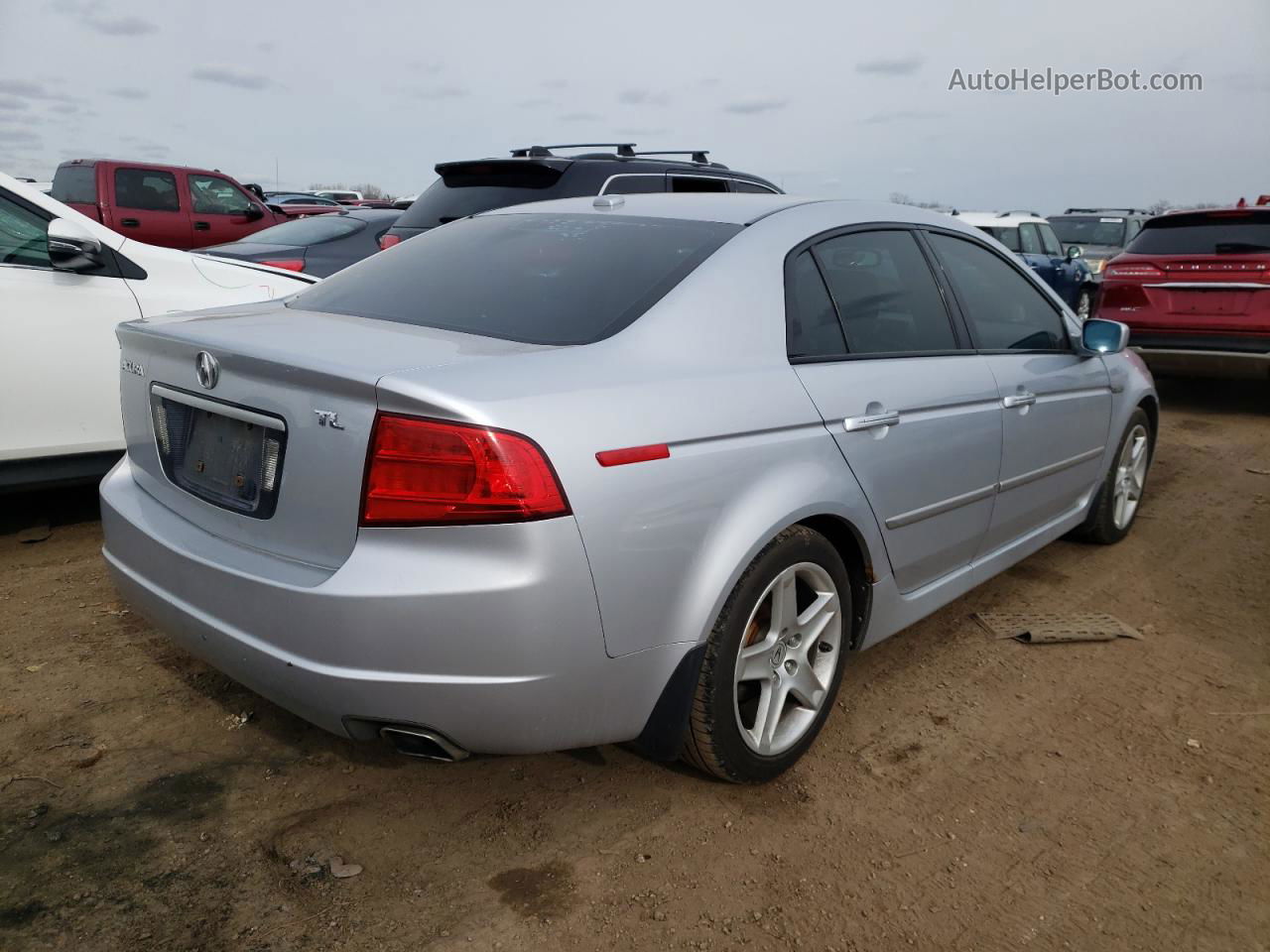 2005 Acura Tl  Silver vin: 19UUA66295A039635