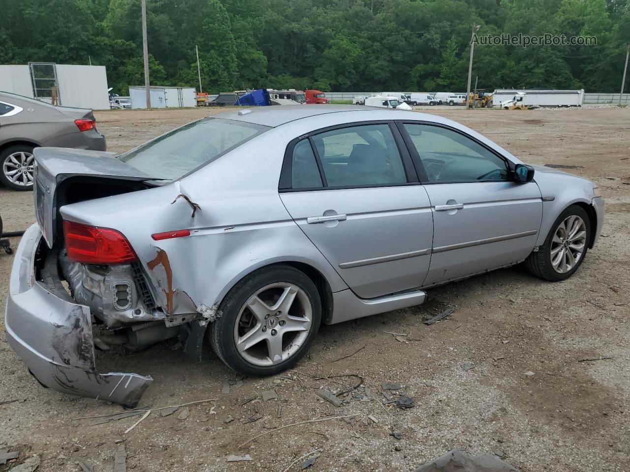 2005 Acura Tl  Silver vin: 19UUA66295A049680