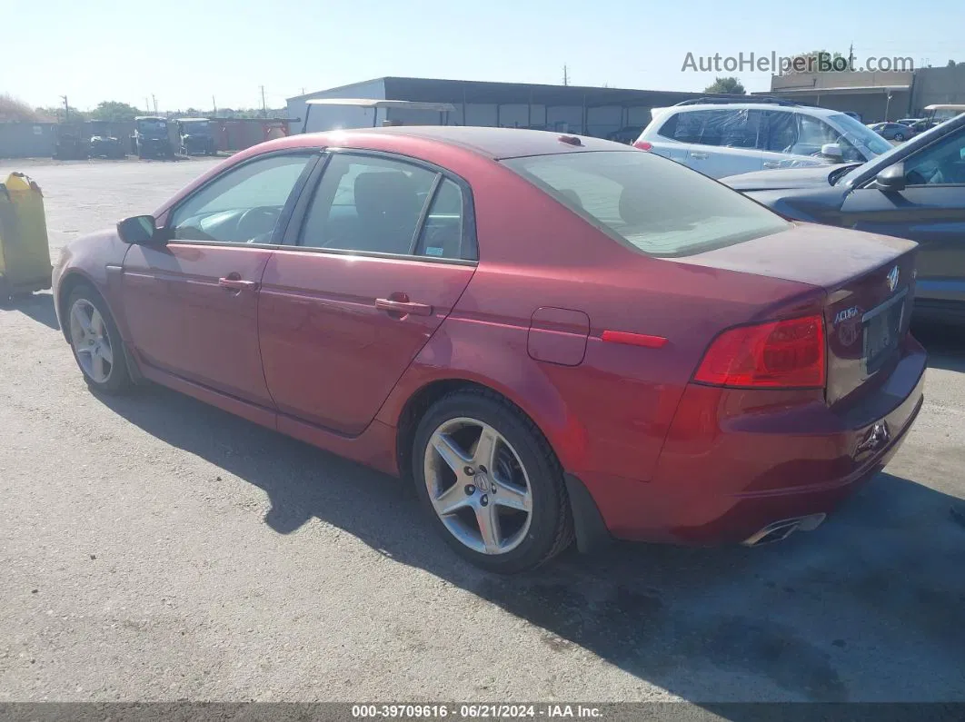 2005 Acura Tl   Maroon vin: 19UUA66295A052336