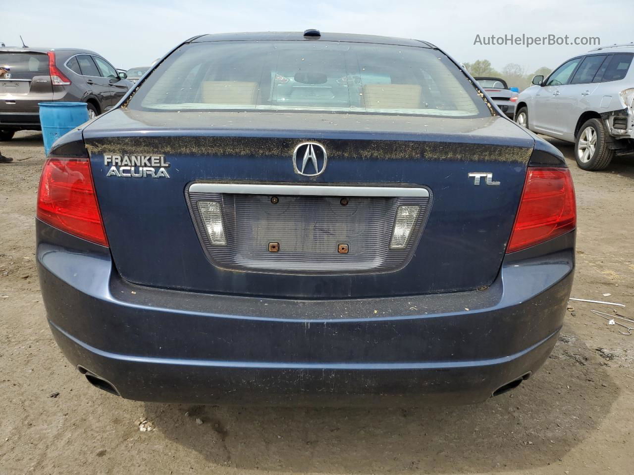 2005 Acura Tl  Blue vin: 19UUA66295A054183