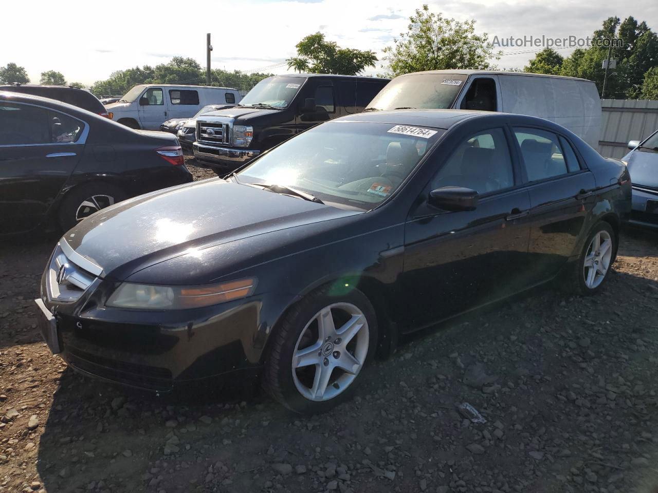 2005 Acura Tl  Black vin: 19UUA66295A054975