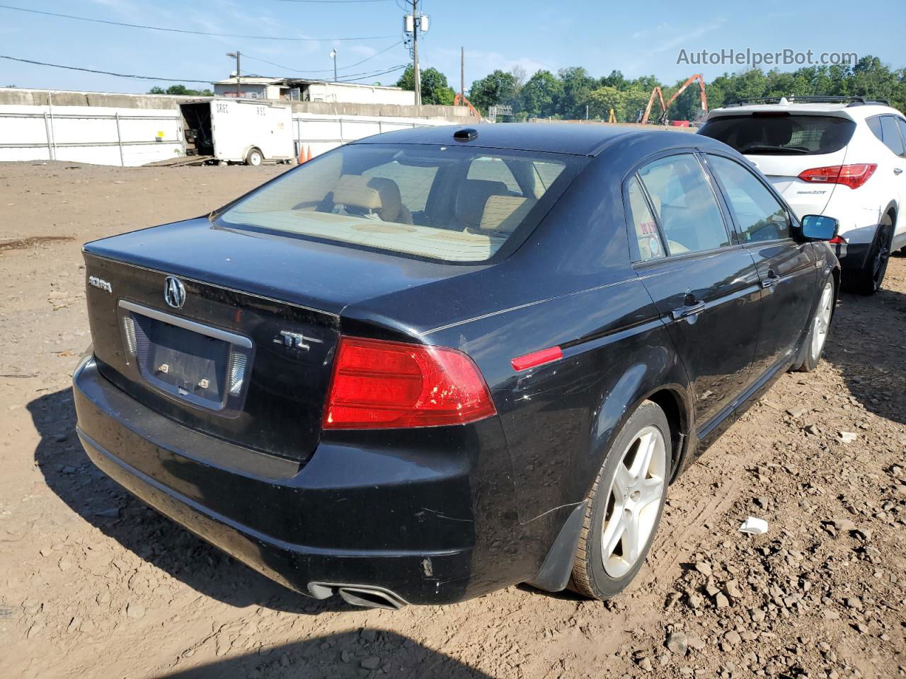 2005 Acura Tl  Black vin: 19UUA66295A054975