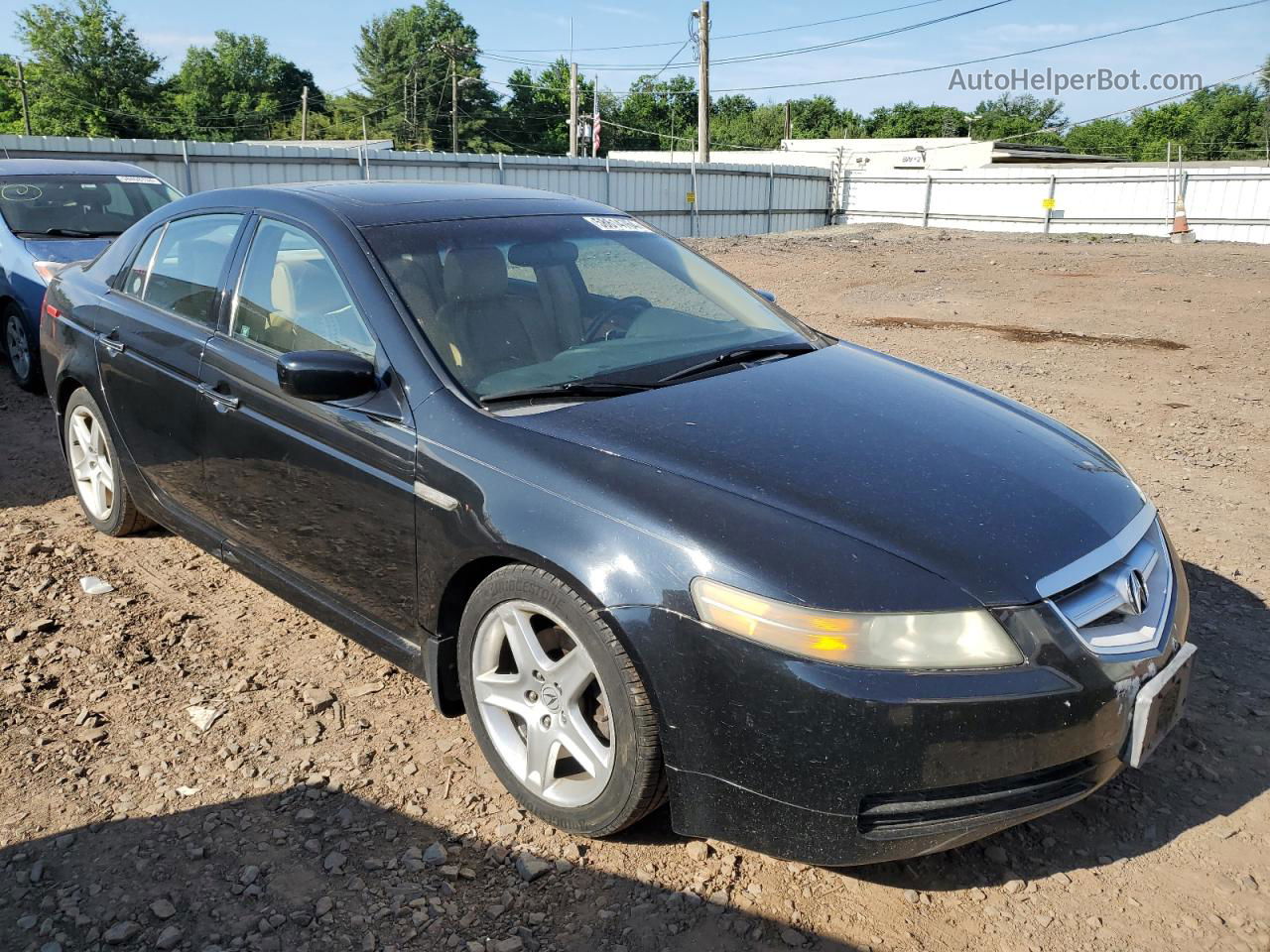 2005 Acura Tl  Black vin: 19UUA66295A054975