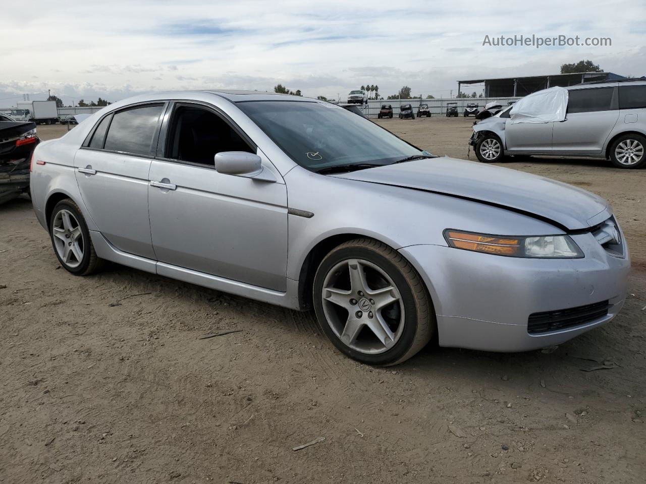 2005 Acura Tl  Серебряный vin: 19UUA66295A055611