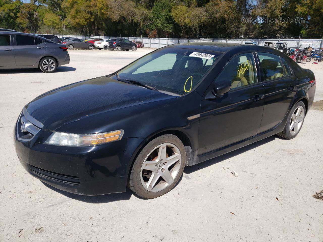 2005 Acura Tl  Black vin: 19UUA66295A068651