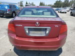 2005 Acura Tl  Burgundy vin: 19UUA66295A072506