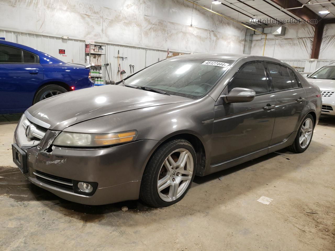 2008 Acura Tl  Gray vin: 19UUA66298A004386