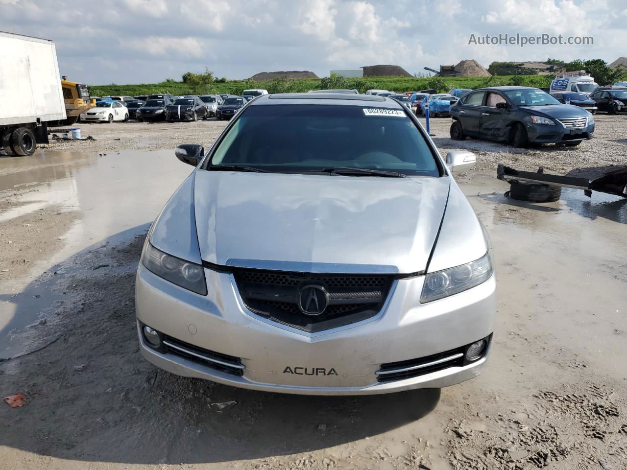 2008 Acura Tl  Silver vin: 19UUA66298A008583