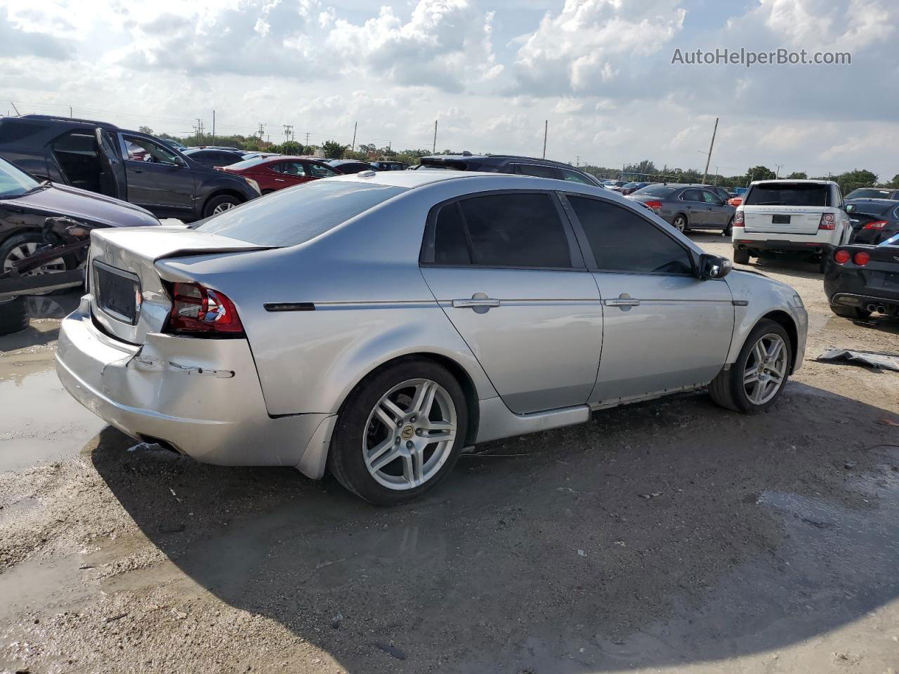 2008 Acura Tl  Silver vin: 19UUA66298A008583