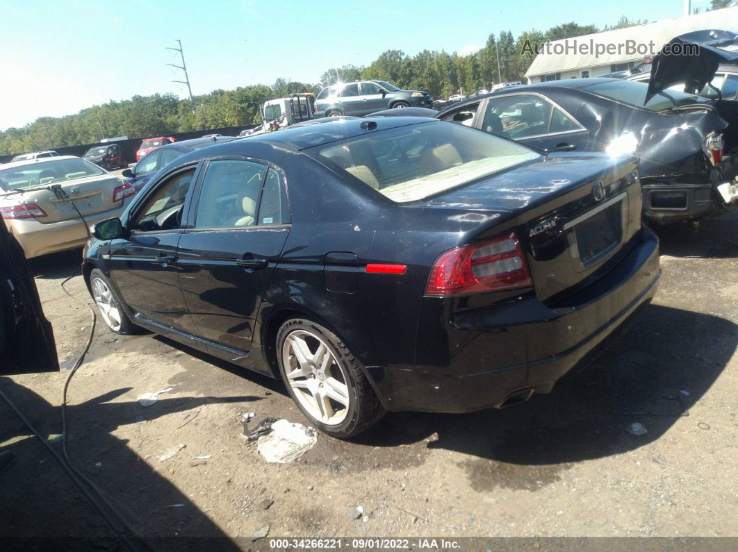 2008 Acura Tl 3.2 Black vin: 19UUA66298A017073